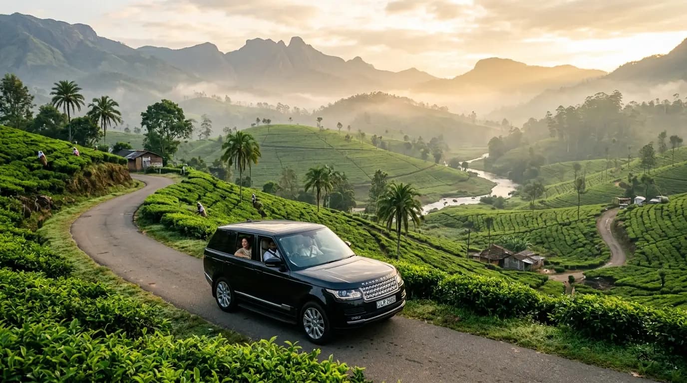 Private Transfer & Cab to Nuwara Eliya Tea Country Sri Lanka